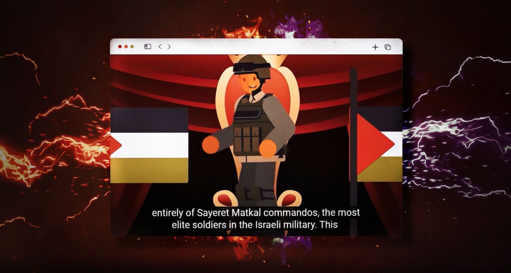 YouTube Animation Channel Switches Out Israeli for Palestinian Flag