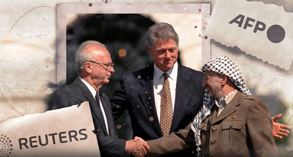 Reuters Blames Israel for Oslo Accords Failure, Ignores Palestinian Terrorism