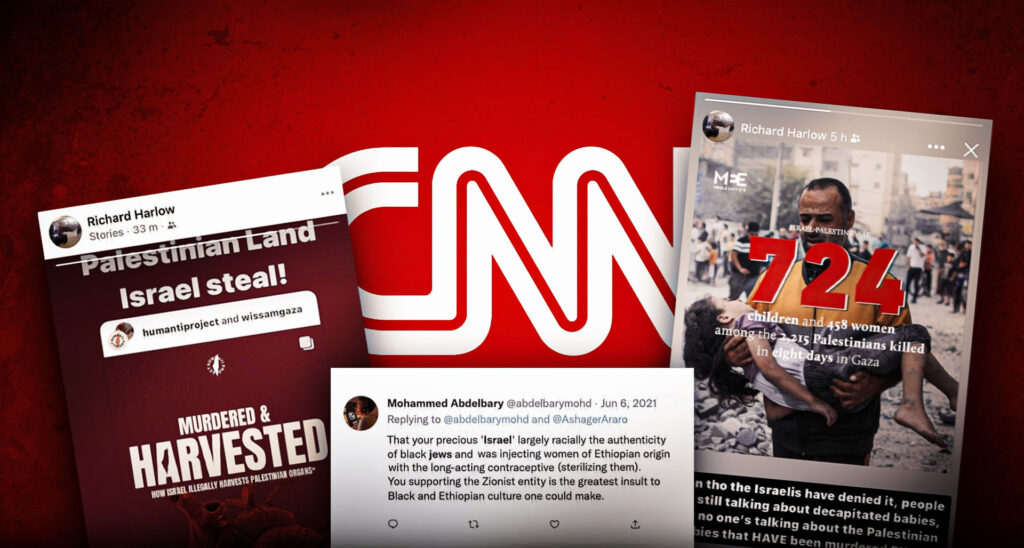 CNN Producers Covering Israel-Hamas War Spread Blood Libels; Denounce ‘Zionist Entity’ in Vile Social Media Posts