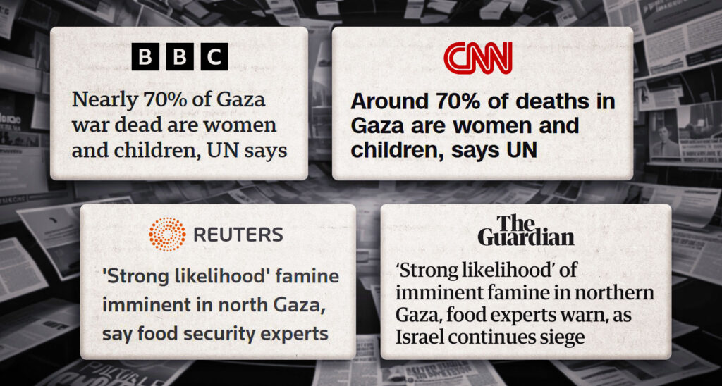 Media Spread Baseless Gaza Famine, Casualty Reports Despite Debunking Evidence