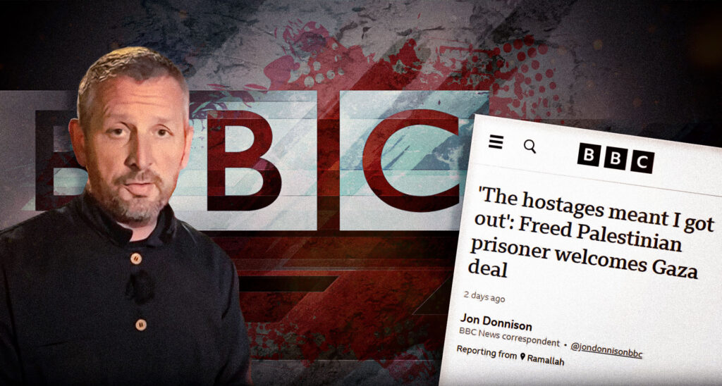 BBC’s Liability Correspondent Jon Donnison Goes Roving in Ramallah to Interview Friends & Family of Hamas