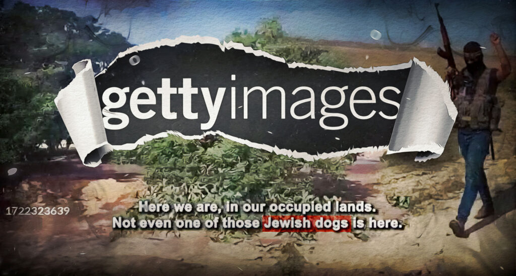 Getty Images Charges Thousands of Dollars for Oct.7 Video Calling Jews “Dogs”