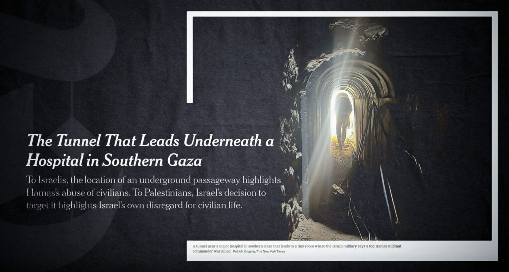 The New York Times’ Anti-Israeli Tunnel Vision