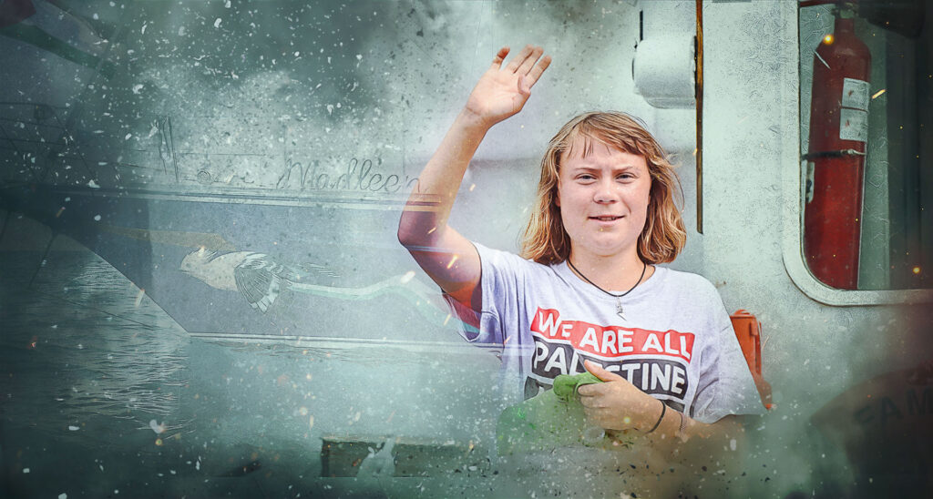 Greta’s Selfie Yacht Returns With Another Performance To Demonize Israel