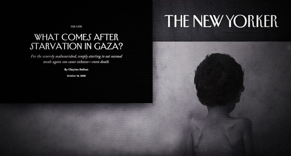 Gaza “Starvation”: The New Yorker’s Holocaust Inversion