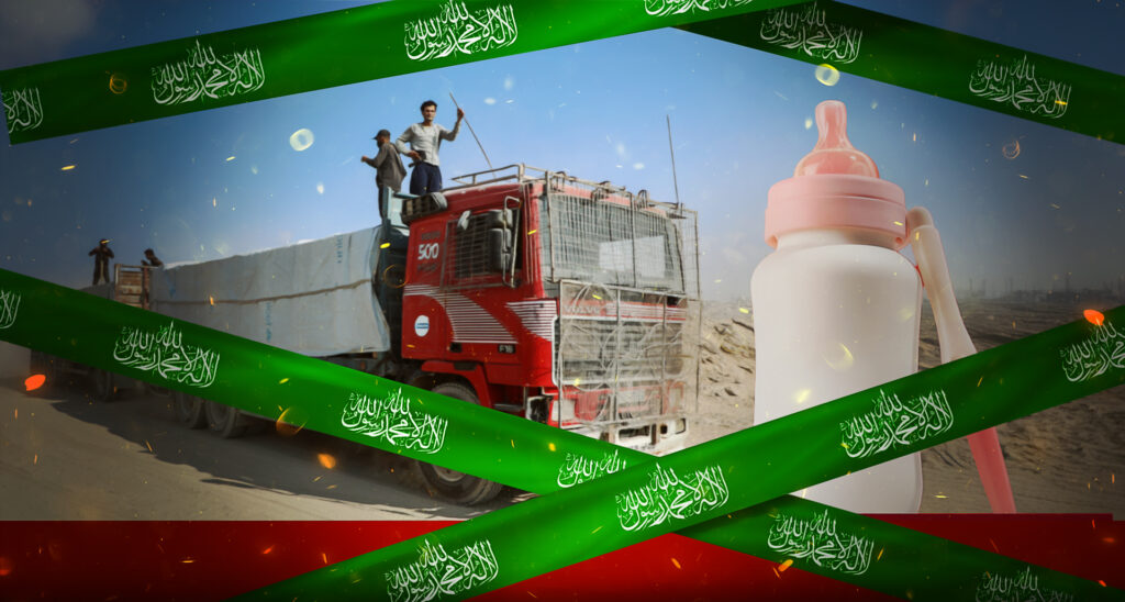 A Gazan Warehouse of Baby Formula Exposes the Media’s Vilest Hamas-Fed Lie