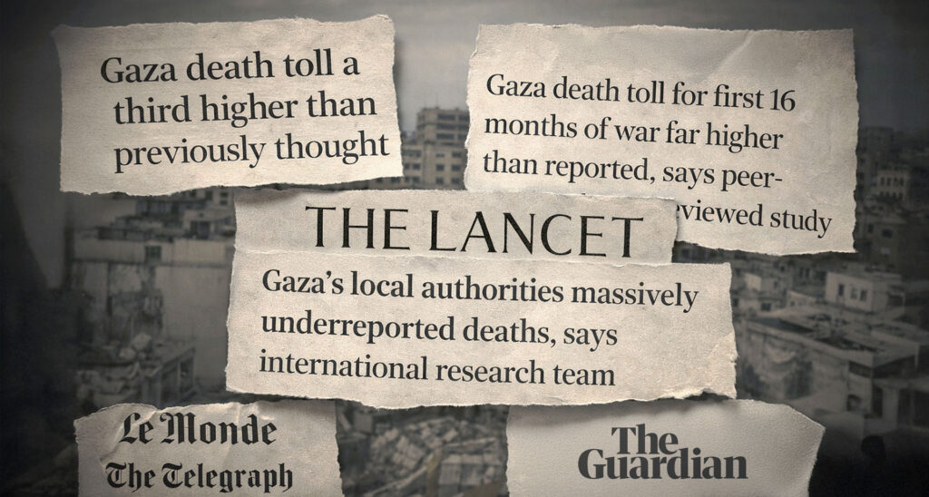 Estimated, Not Verified: How Headlines Misrepresented a Gaza Mortality Study