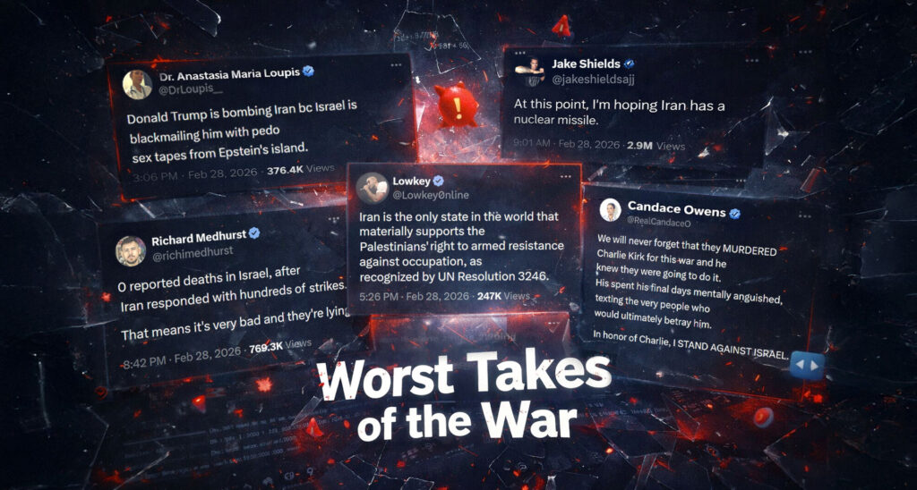 From Glorifying the Ayatollah to “Boom Boom Tel Aviv”: The Worst Social Media Takes on the Iran-Israel War