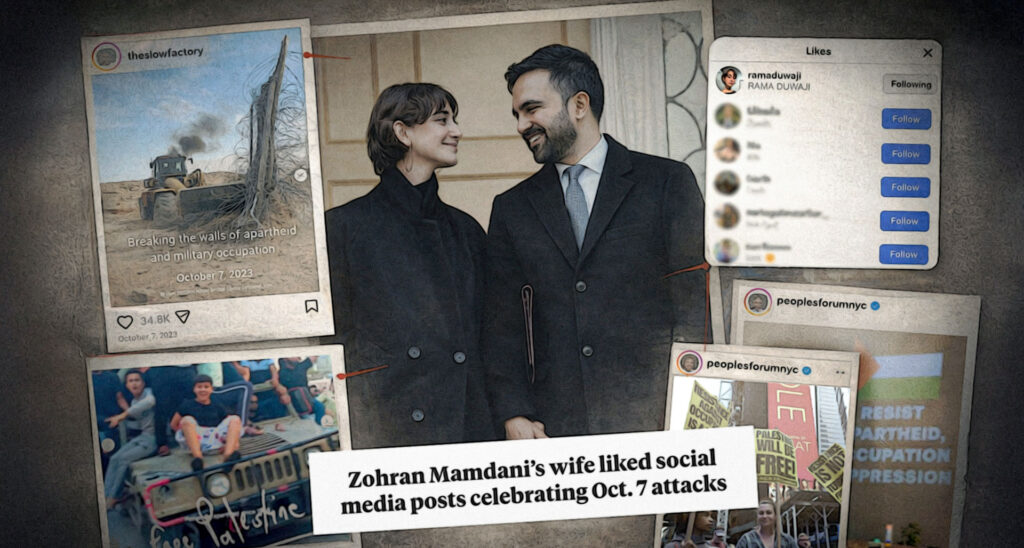 Mamdani’s Wife Liked Posts Celebrating October 7. Why Didn’t the Media Ask Harder Questions?