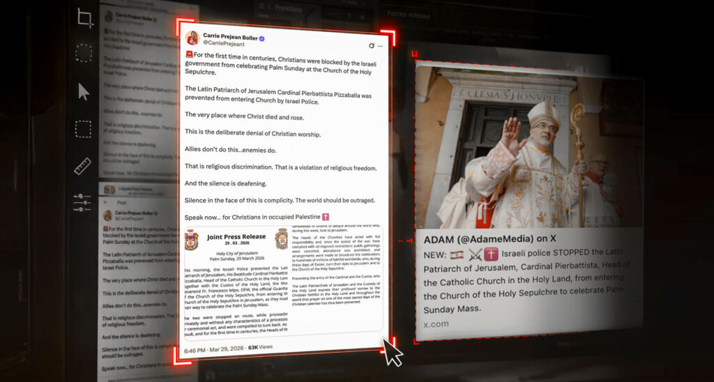 Outrage First, Facts Later: Jerusalem’s Palm Sunday Story