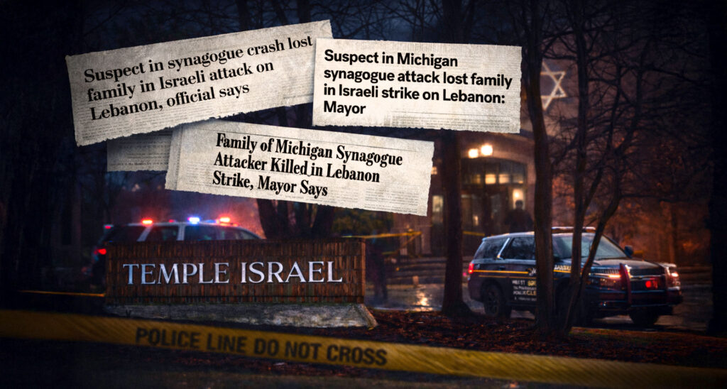 Why Did the Media Try to Humanize the Terrorist Who Attacked a Michigan Synagogue?