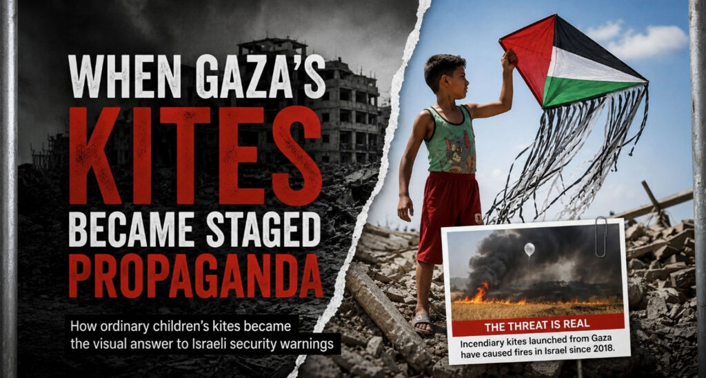 When Gaza’s Kites Became Staged Propaganda