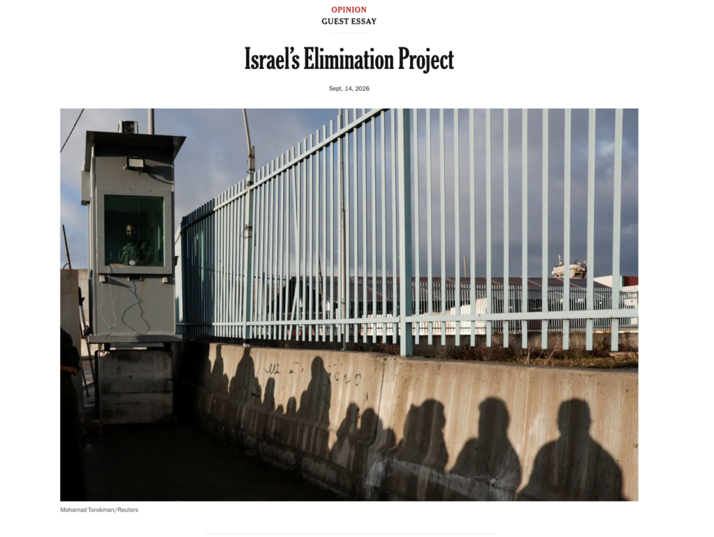 The New York Times’ Uncanny Knack for Finding the “Right” Israelis