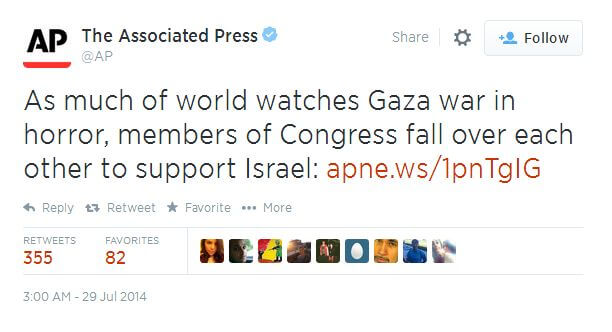 AP tweet