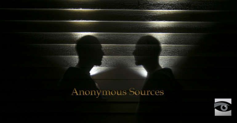 news literacy anonymous sources
