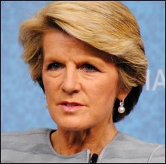 Australian Foreign Minister Julie Bishop