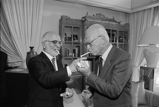 Rabin and Hussein
