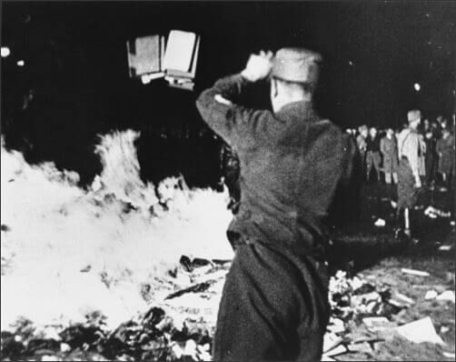 Nazi book burning
