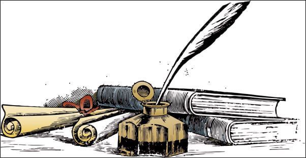 quill and ink