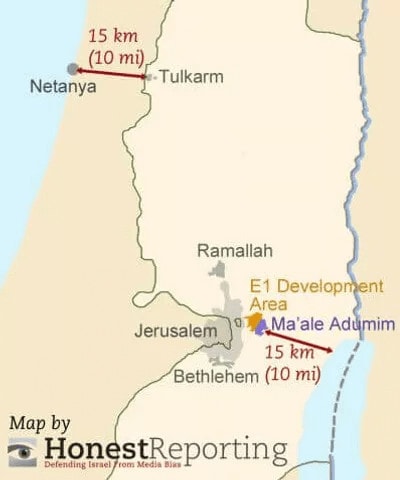 E1 in the Samaria region near Jerusalem, Israel