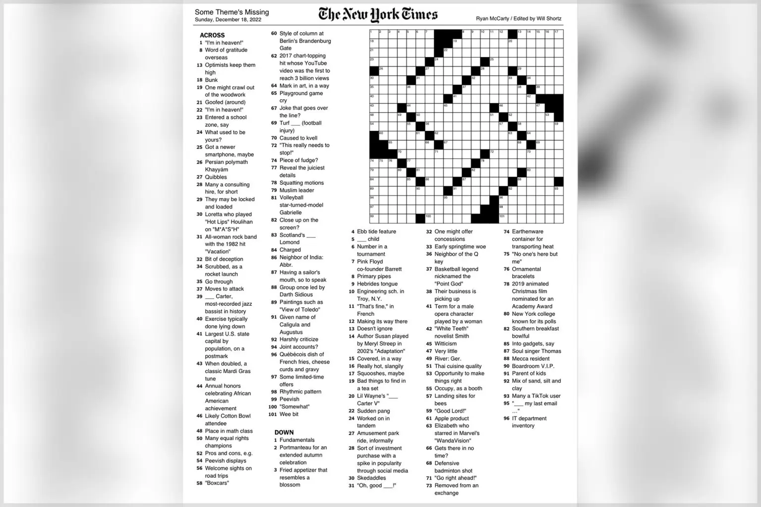 New York Times swastika puzzle