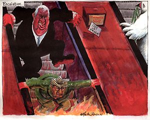 Martin Rowson, The Guardian, 2002