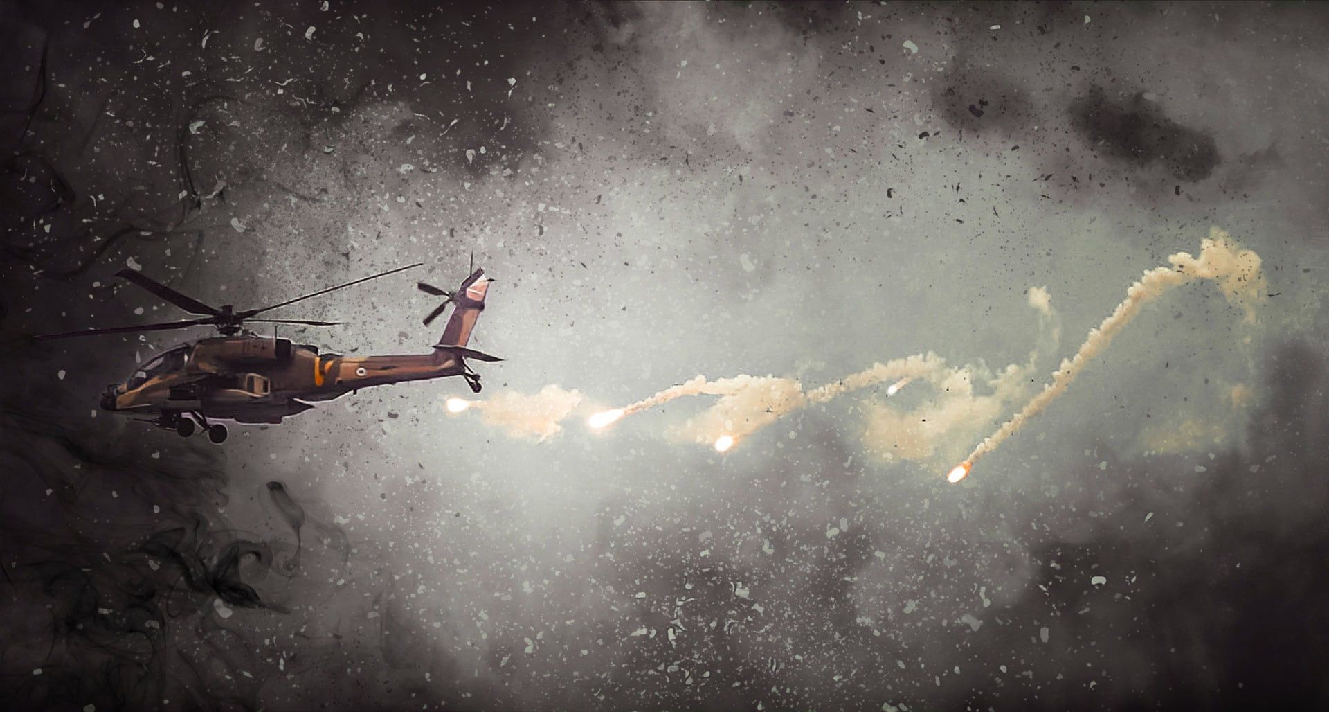 Jenin Raid helicopter Credit: JAAFAR ASHTIYEH/AFP via Getty Images