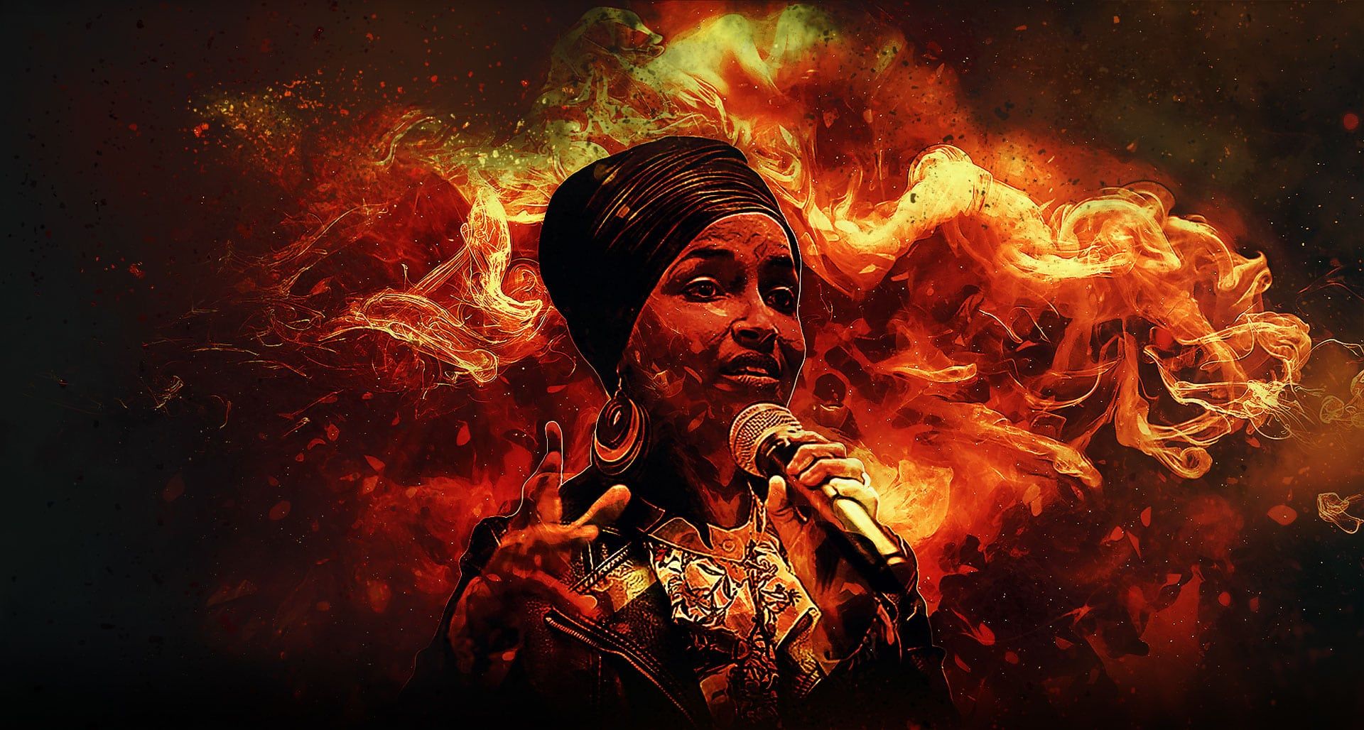 Ilhan Omar Credit: Gage Skidmore via Surprise, AZ, United States of America / Wikimedia Commons