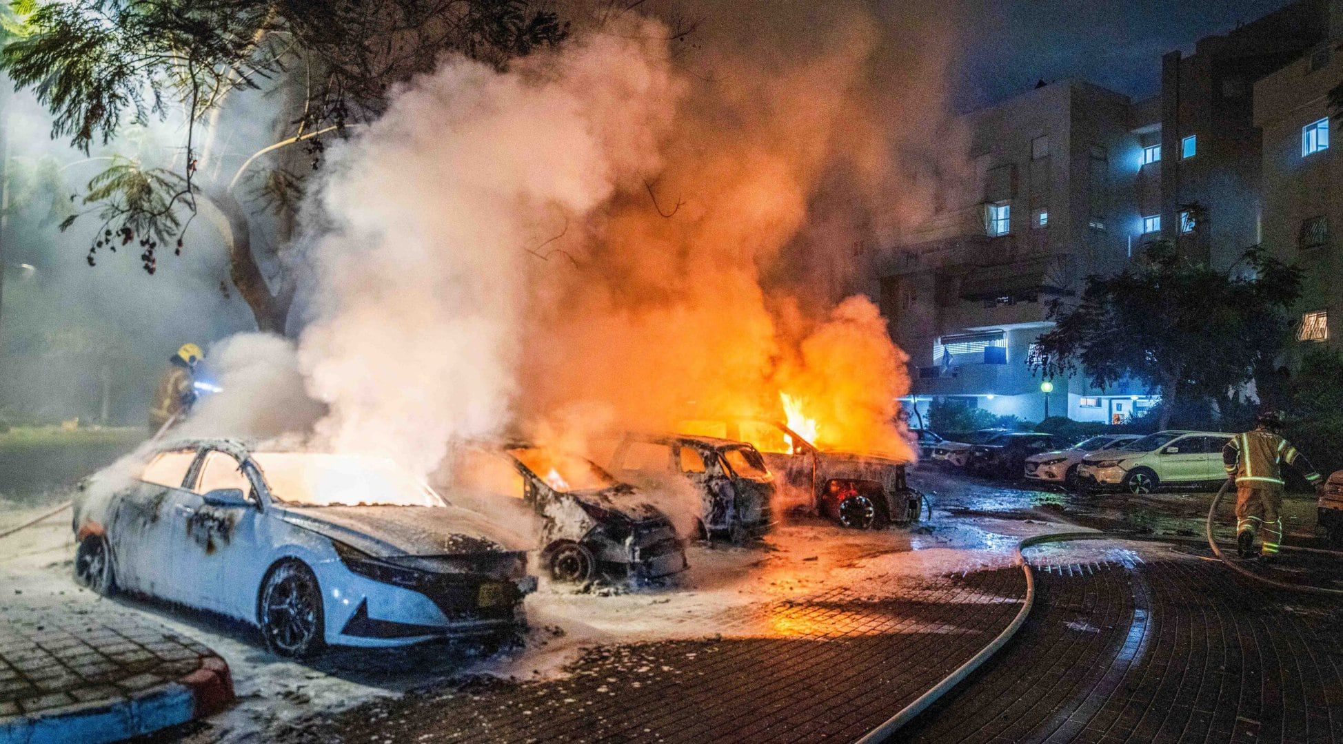 Rocket attack in Rishon Leziyon Photo by Yossi Aloni/Flash90