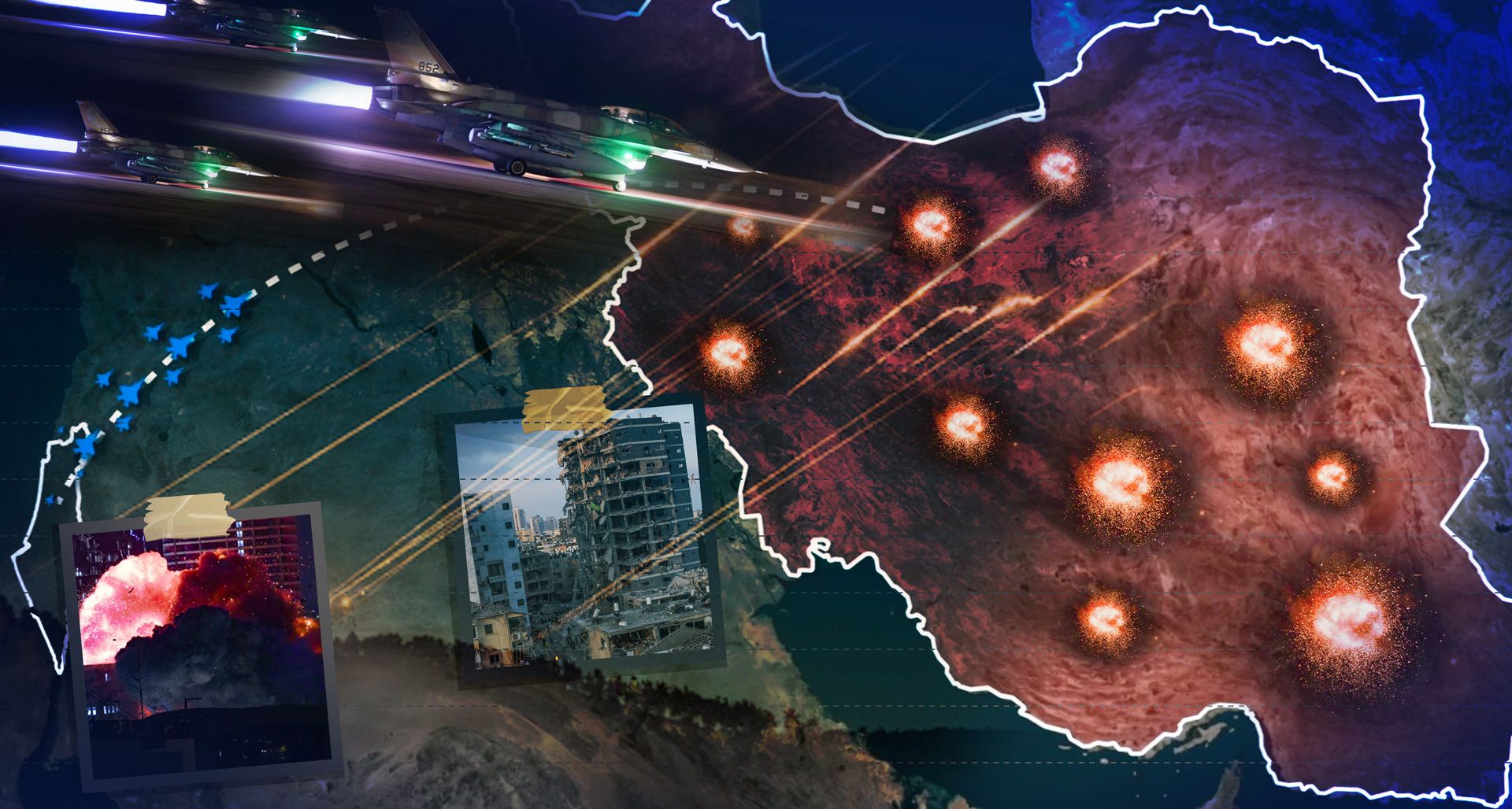 Israel-Iran War: Tomer Neuberg/FLASH90 Yonatan Sindel/Flash90 Chaim Goldberg/Flash90 IDF spokesman