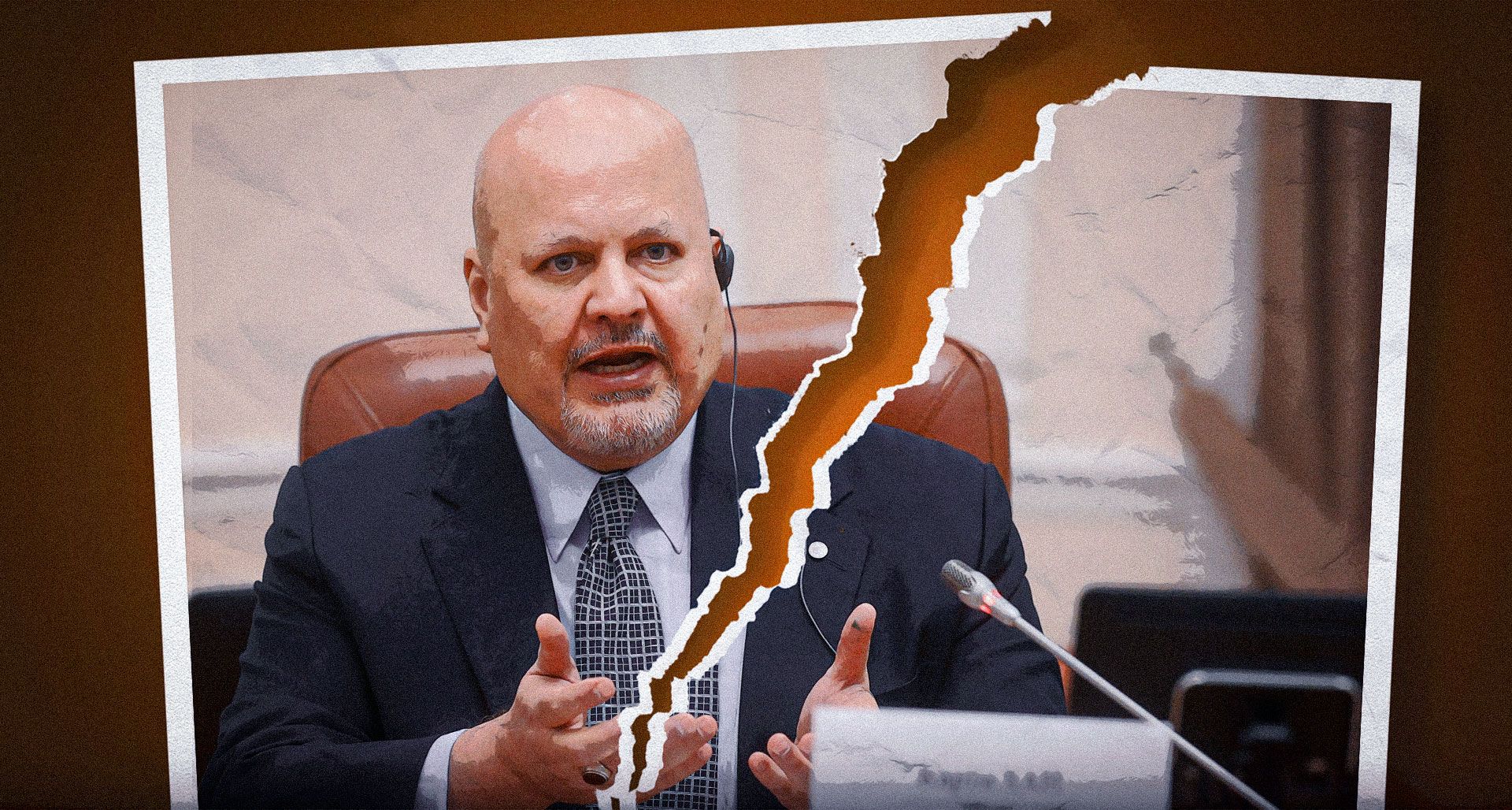 International Criminal Court Karim Khan Credits: - Sergii Kharchenko/NurPhoto via Getty Images